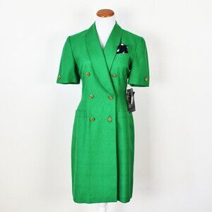 Vintage Kasper Wrap Suit Dress NEW - 10P